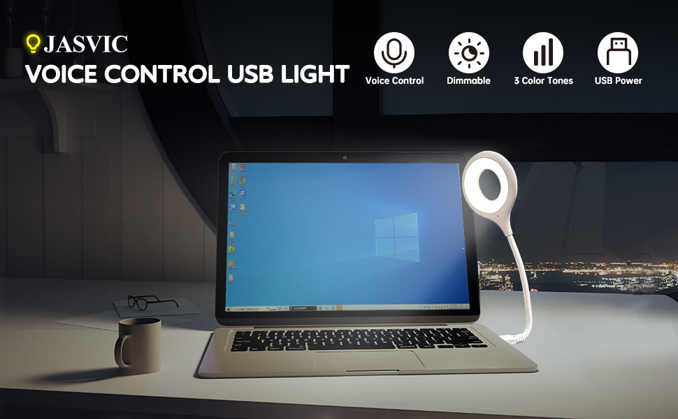 Smart Voice Command Control USB Light Images